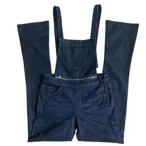 Miss Sixty Sz XS Denim Overall Open Back Removable Bib Style Top Indigo Wash NWT